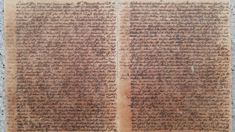Zustand der Handschrift vor der Restaurierung