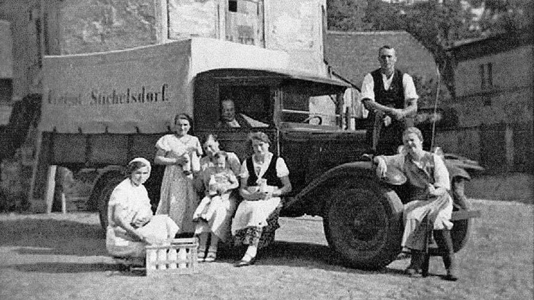 Milchlaster in Stichelsdorf 1935