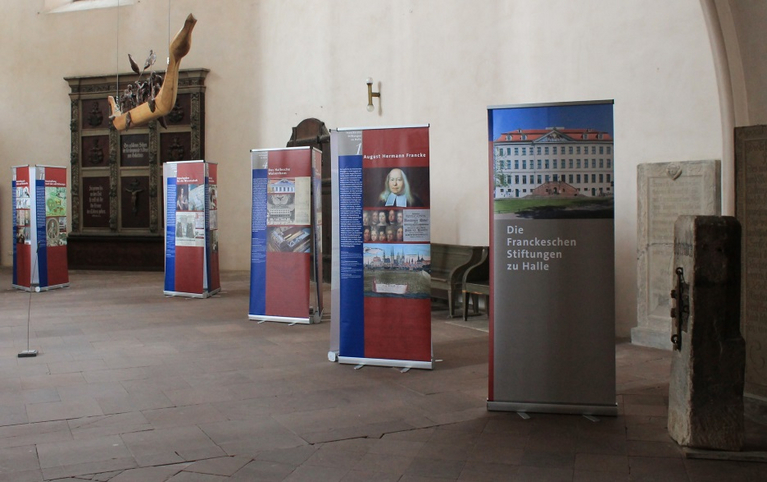 The Mobile exhibition in the church St. Wenzel in Naumburg