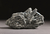 The antimonite consists of slender, silver crystals.